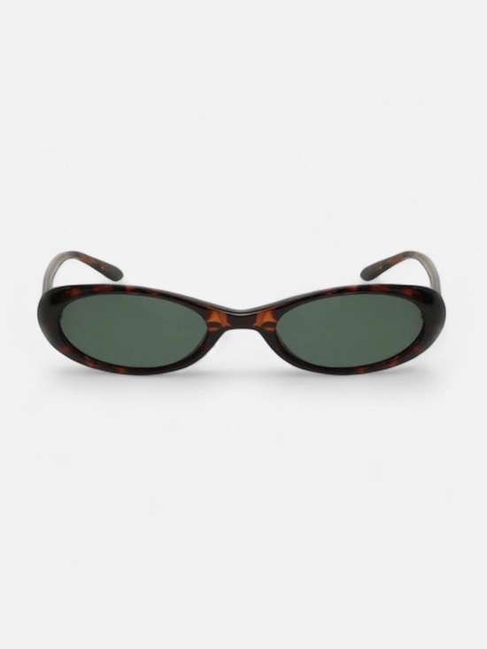 American Vintage Accessories - Vintage ‘90s deadstock thin oval tortoiseshell sunglasses